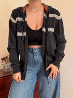 Lacoste Full Zip Knit Coat 50% Wool 10% Alpaca 40% Acrylic