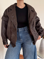 Vintage Biker Leather Jacket