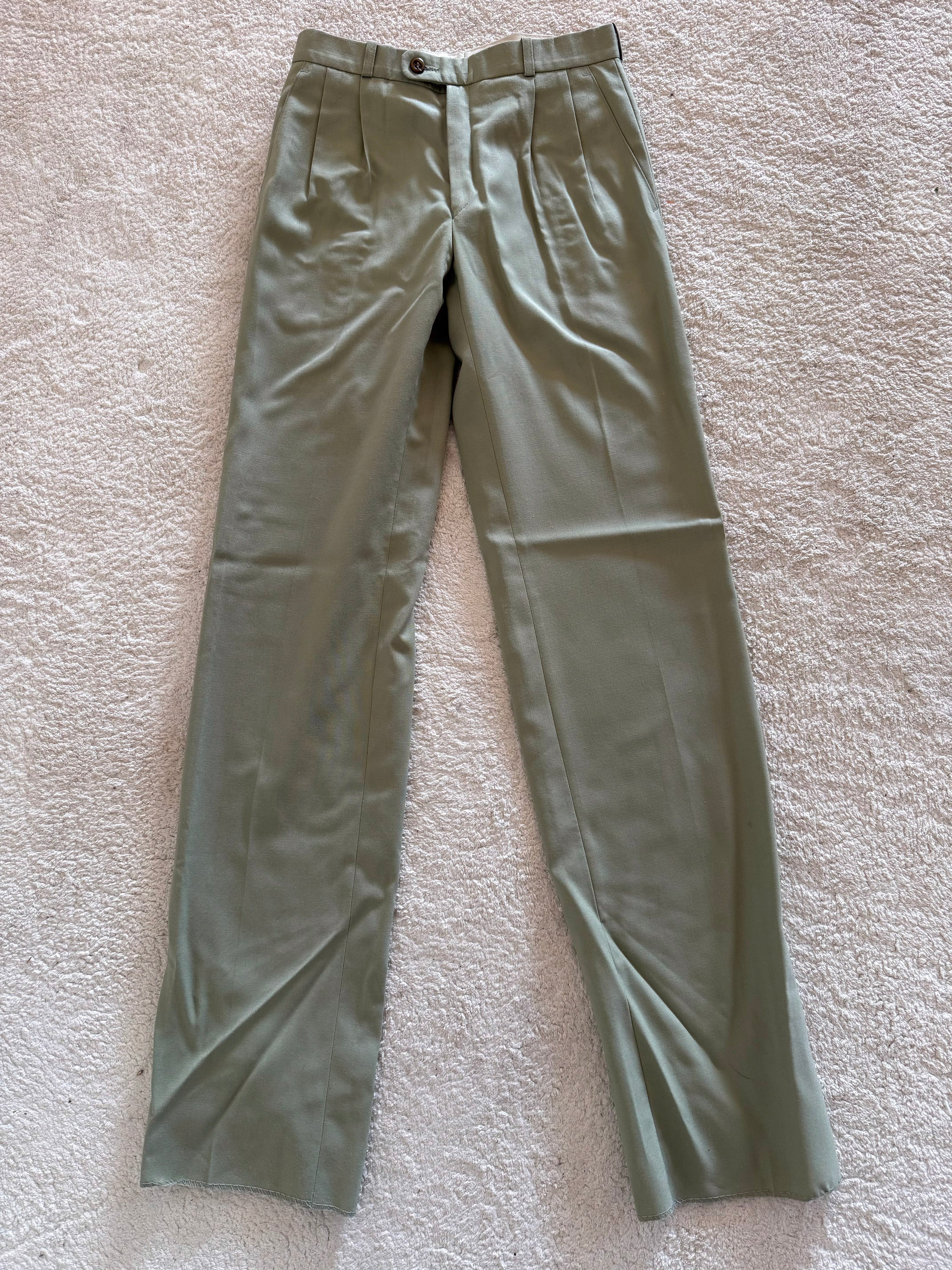 Calças Vintage Clássicas 45% Lã