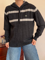 Lacoste Full Zip Knit Coat 50% Wool 10% Alpaca 40% Acrylic