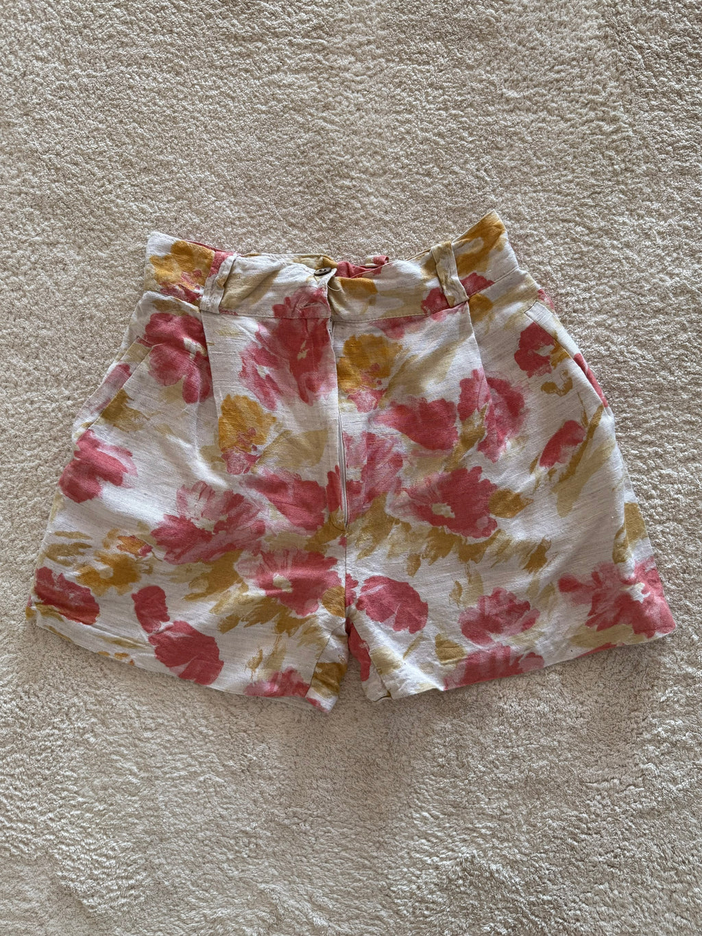 Calções Vintage em linho