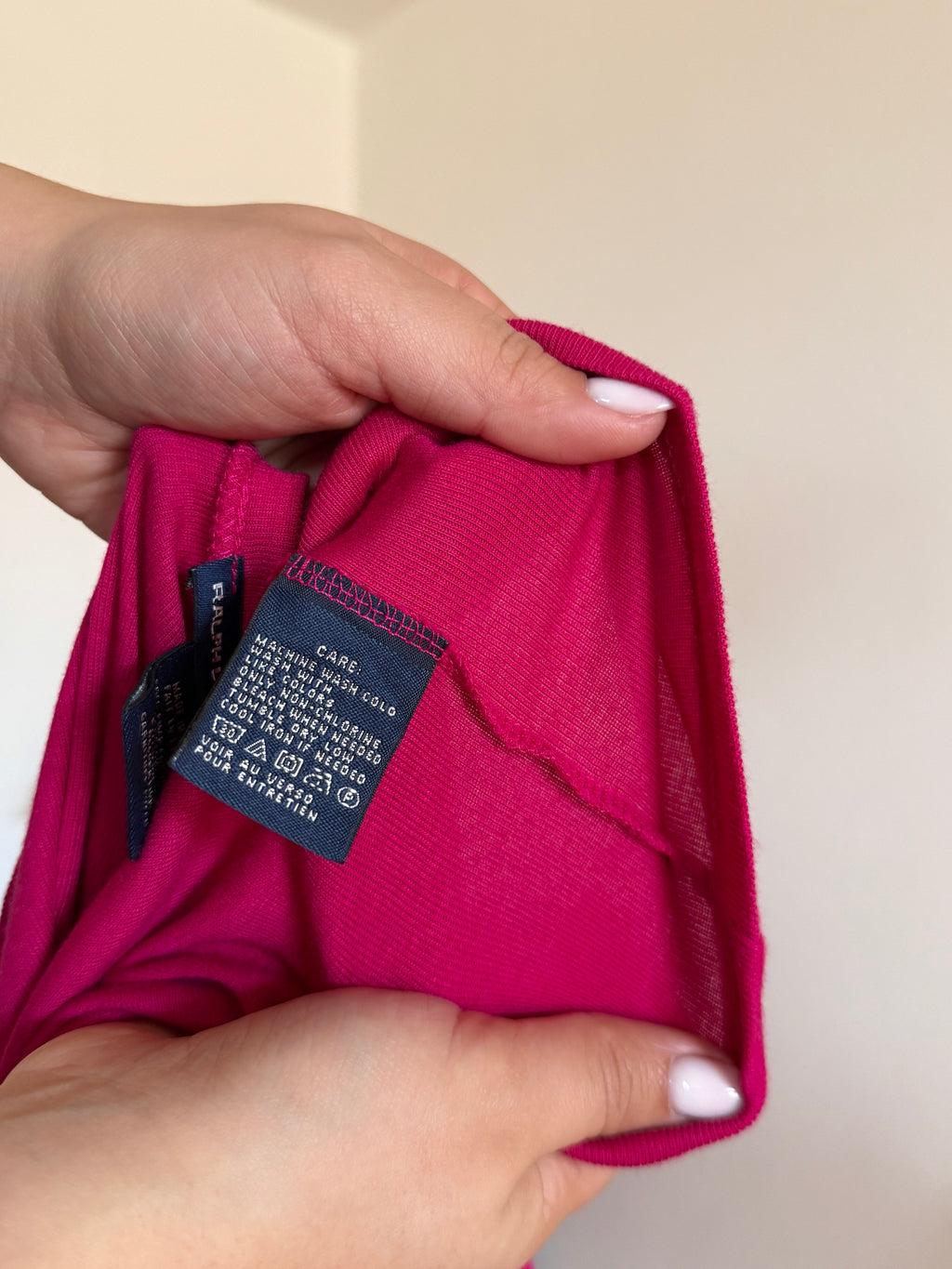 Ralph Lauren Round Neck Sweater 60% Cotton 40% Lyocell