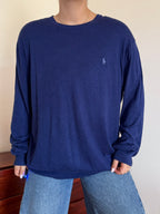 Polo Ralph Lauren Round Neck Sweater 85% Cotton 15% Cashmere