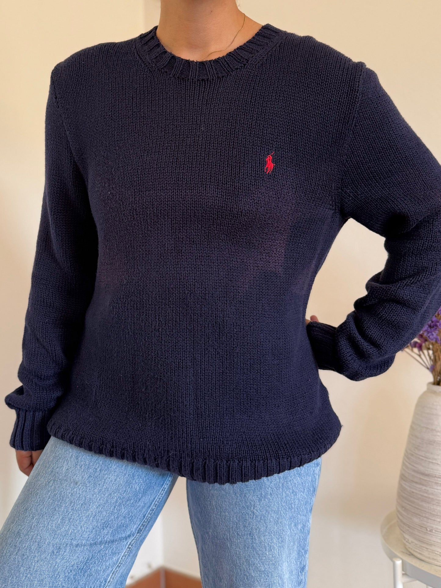 Ralph Lauren Round Neck Knit Sweater