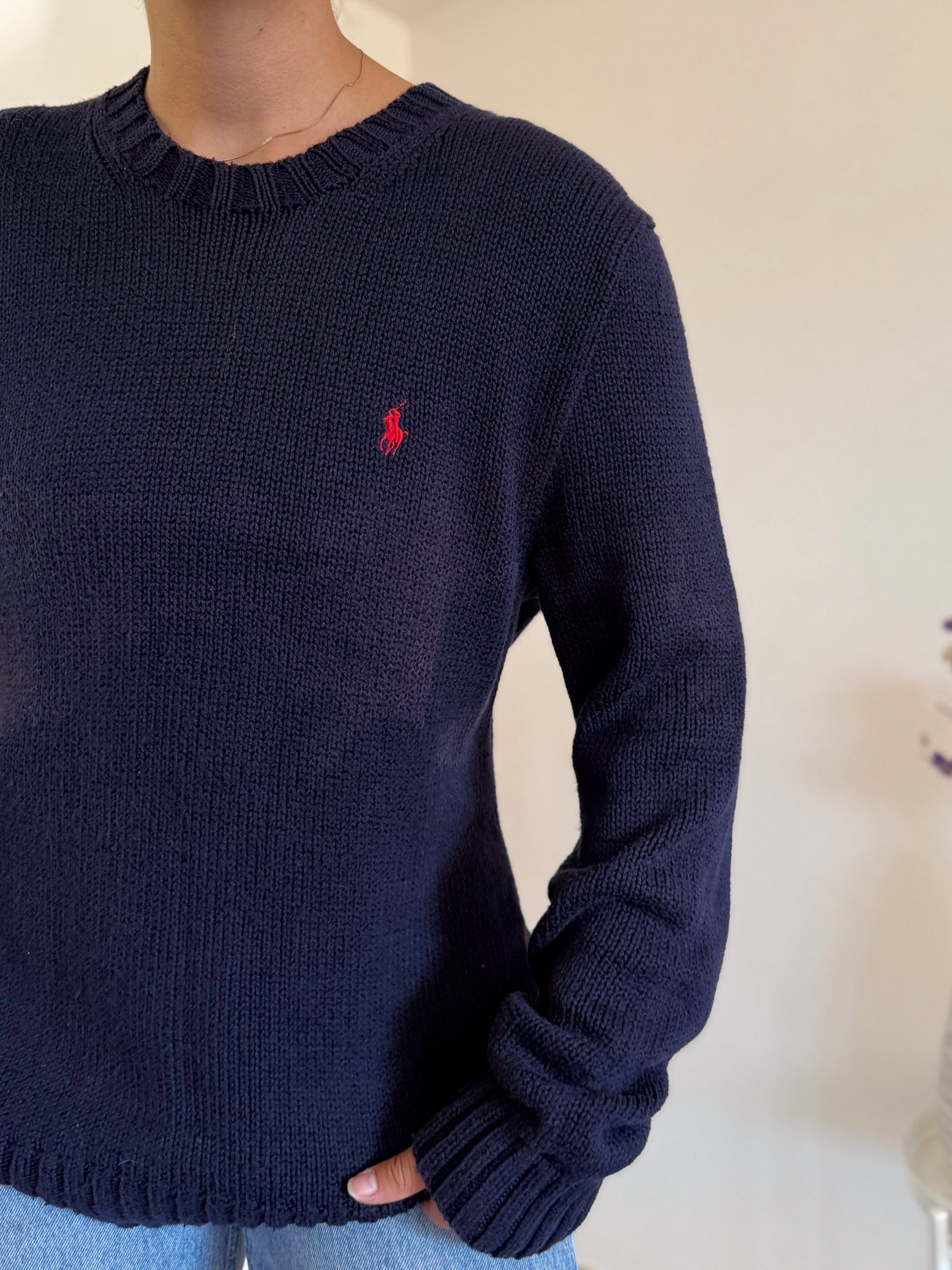 Ralph Lauren Round Neck Knit Sweater