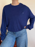 Polo Ralph Lauren Round Neck Sweater 85% Cotton 15% Cashmere
