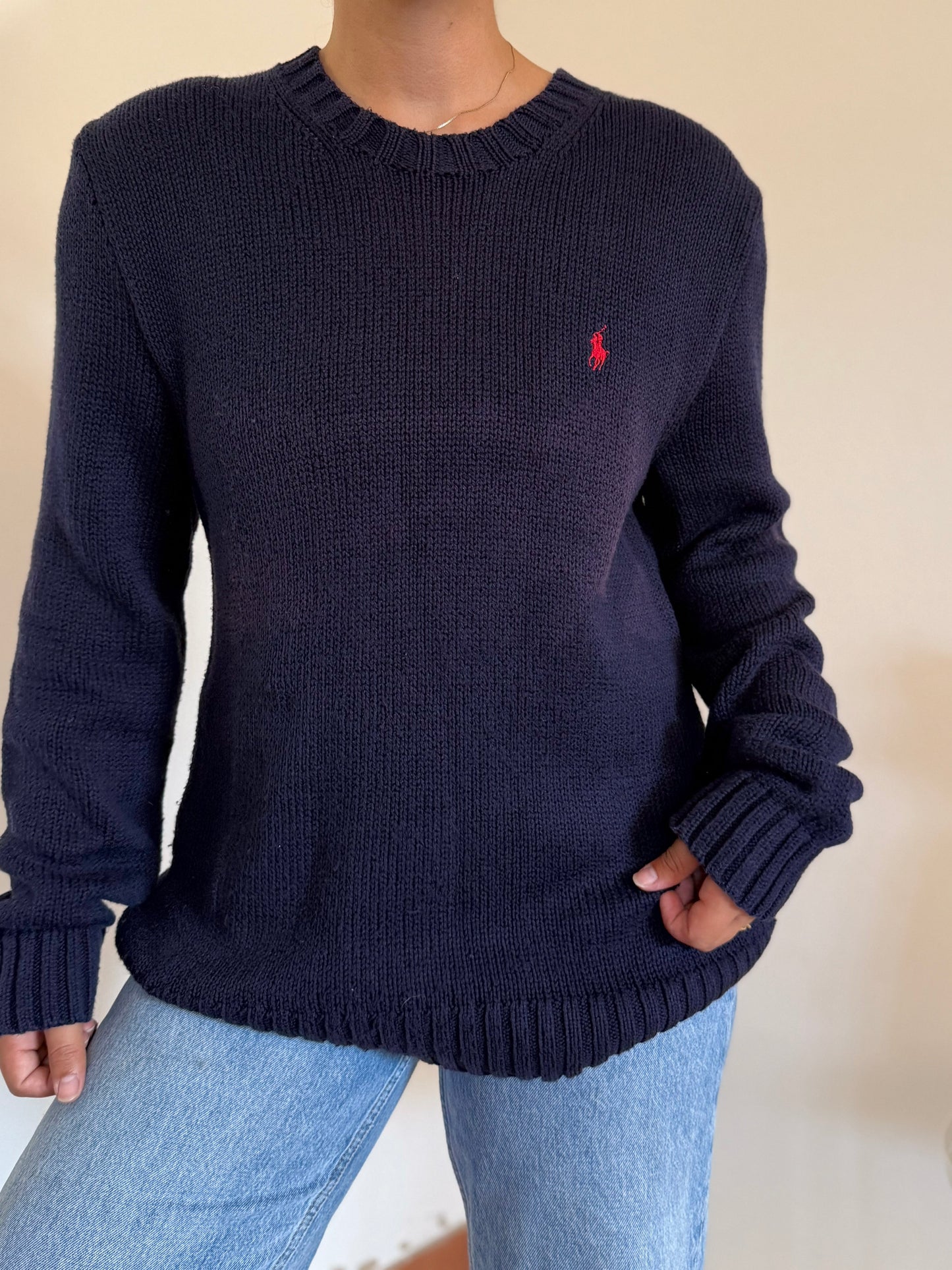Ralph Lauren Round Neck Knit Sweater