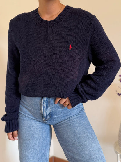 Ralph Lauren Round Neck Knit Sweater