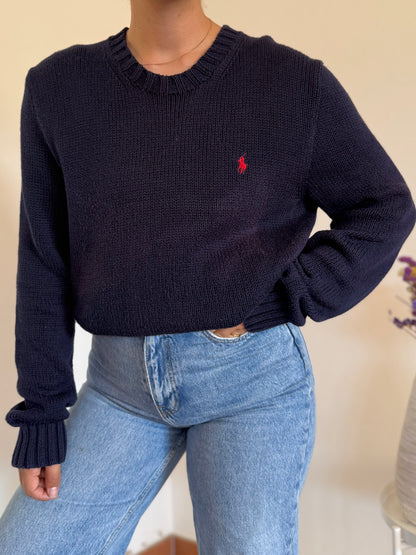 Ralph Lauren Round Neck Knit Sweater
