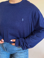 Polo Ralph Lauren Round Neck Sweater 85% Cotton 15% Cashmere