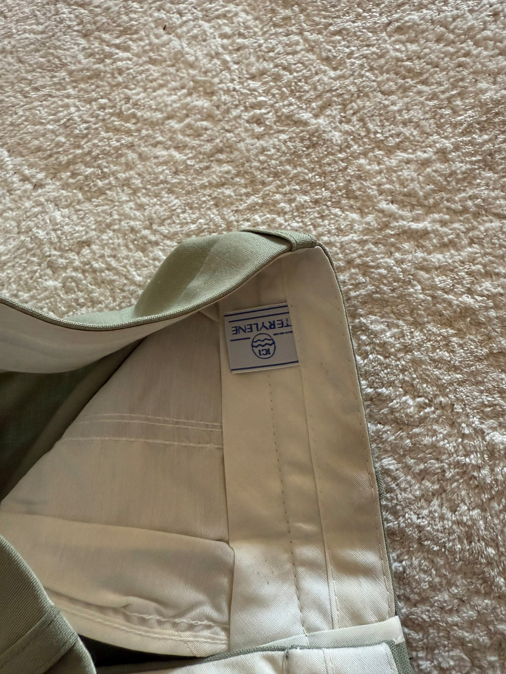 Calças Vintage Clássicas 45% Lã