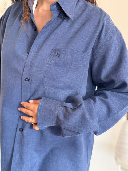 Camisa Burberry 40% linho