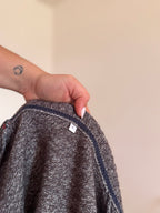 Lacoste Full Zip Knit Coat 50% Wool 50% Acrylic