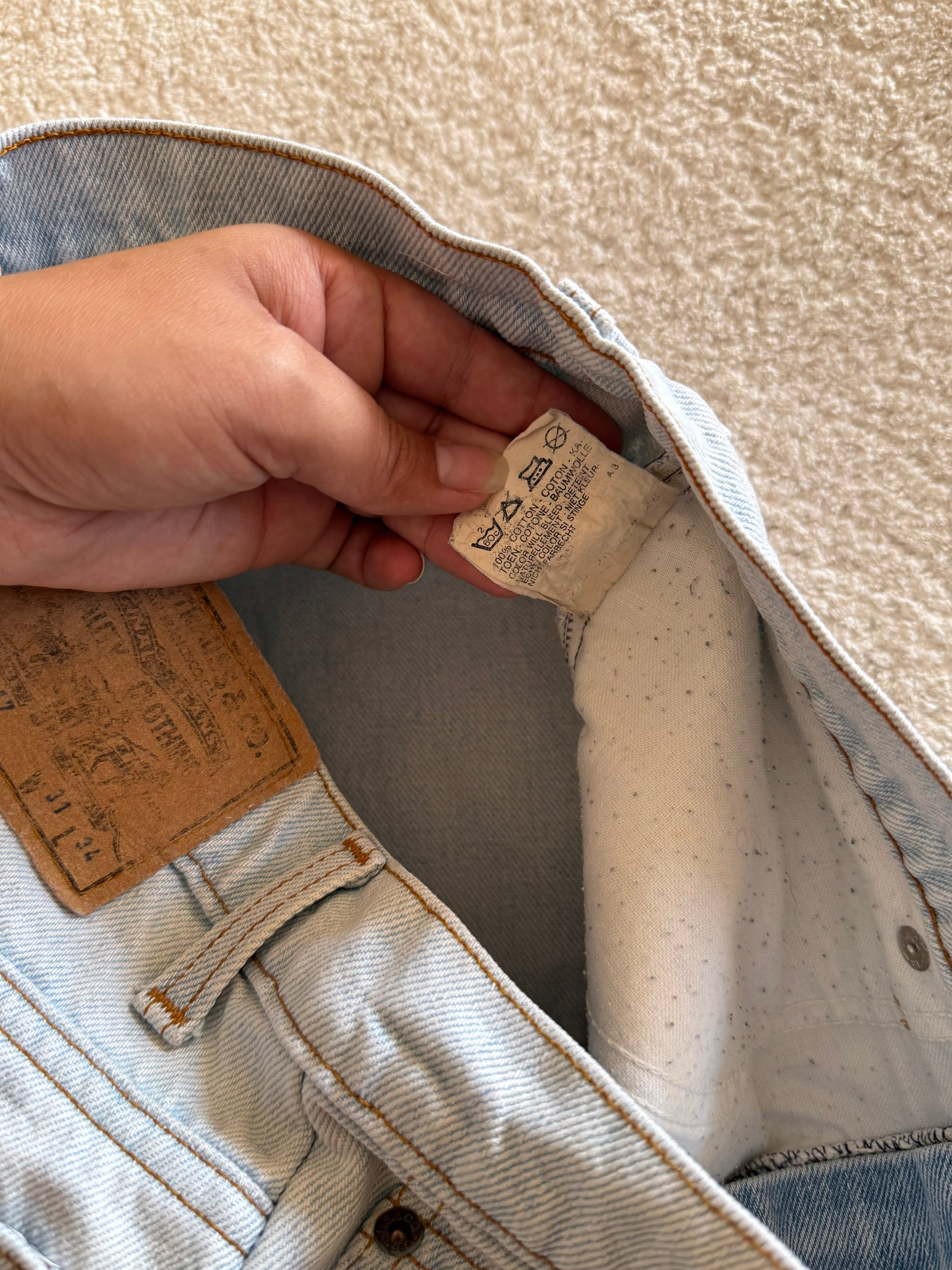 Calções Levis 630 Orange Tab