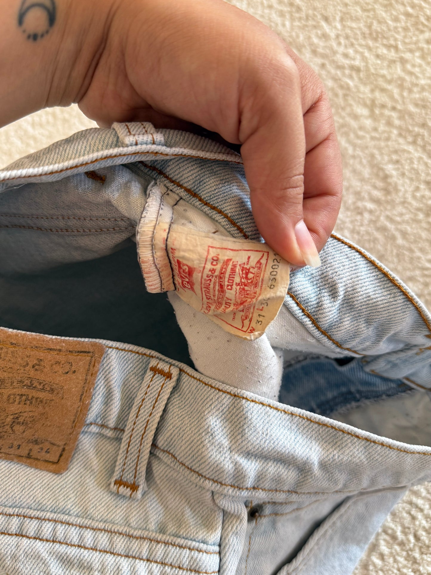 Calções Levis 630 Orange Tab