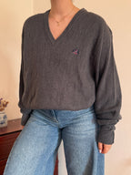 Izod/Lacoste V-Neck Knit Sweater 100% Acrylic