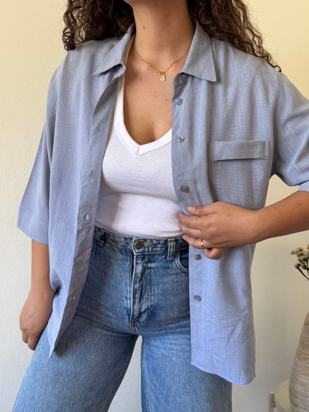 Camisa Vintage 75% Viscose