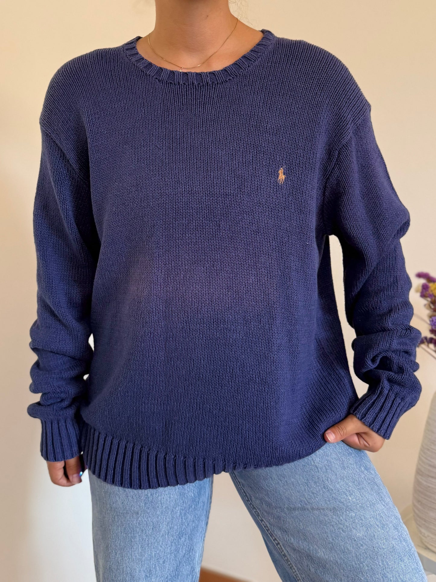 Ralph Lauren Round Neck Knit Sweater