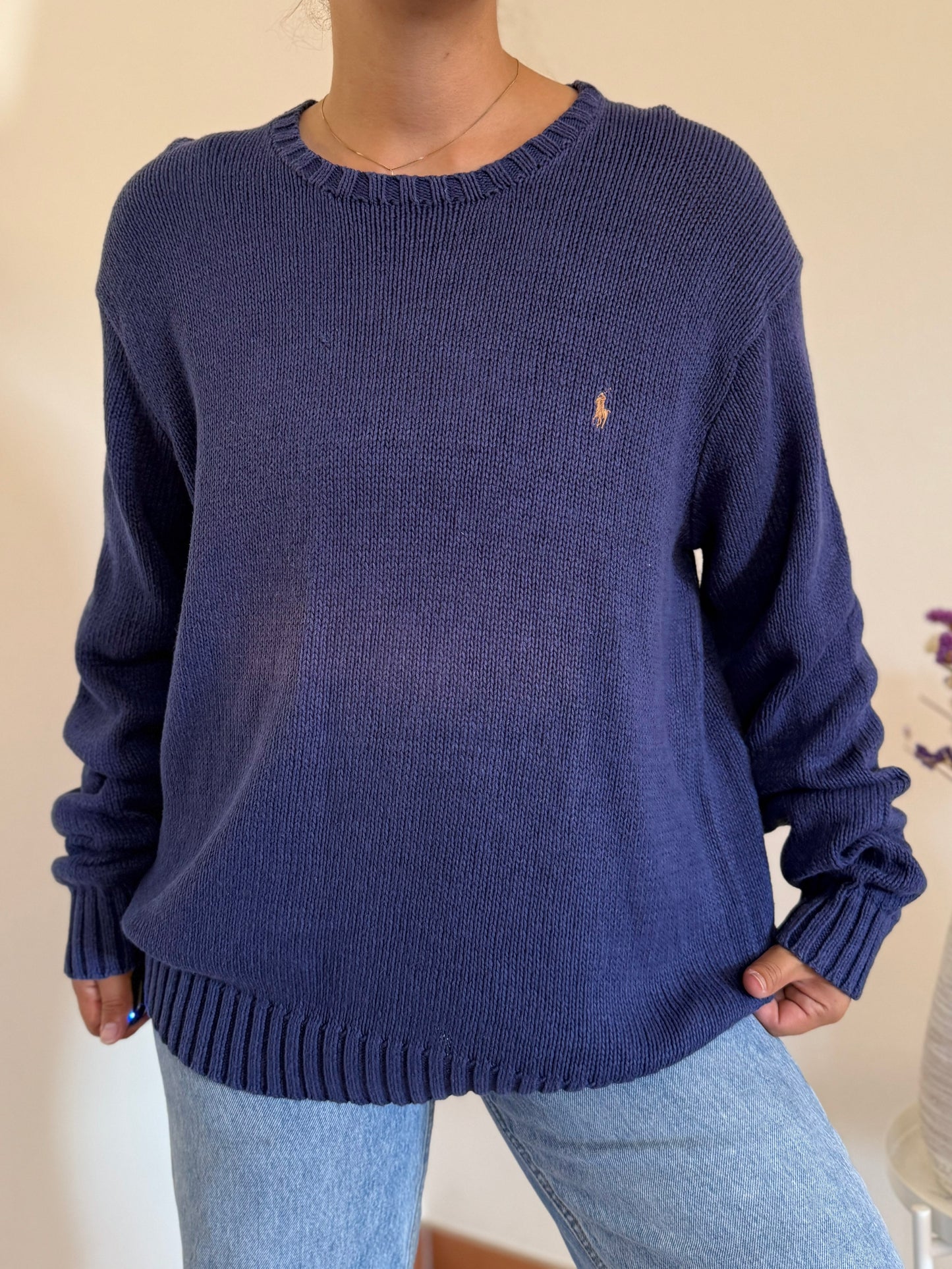 Ralph Lauren Round Neck Knit Sweater