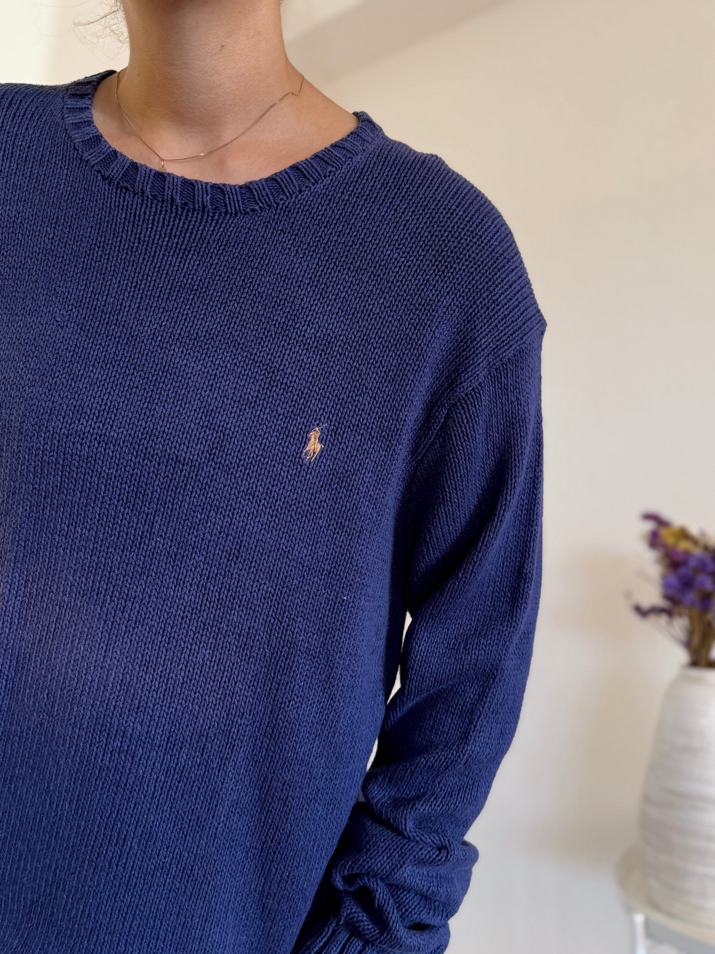 Ralph Lauren Round Neck Knit Sweater