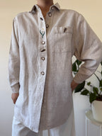 Camisa Vintage 100% Linho