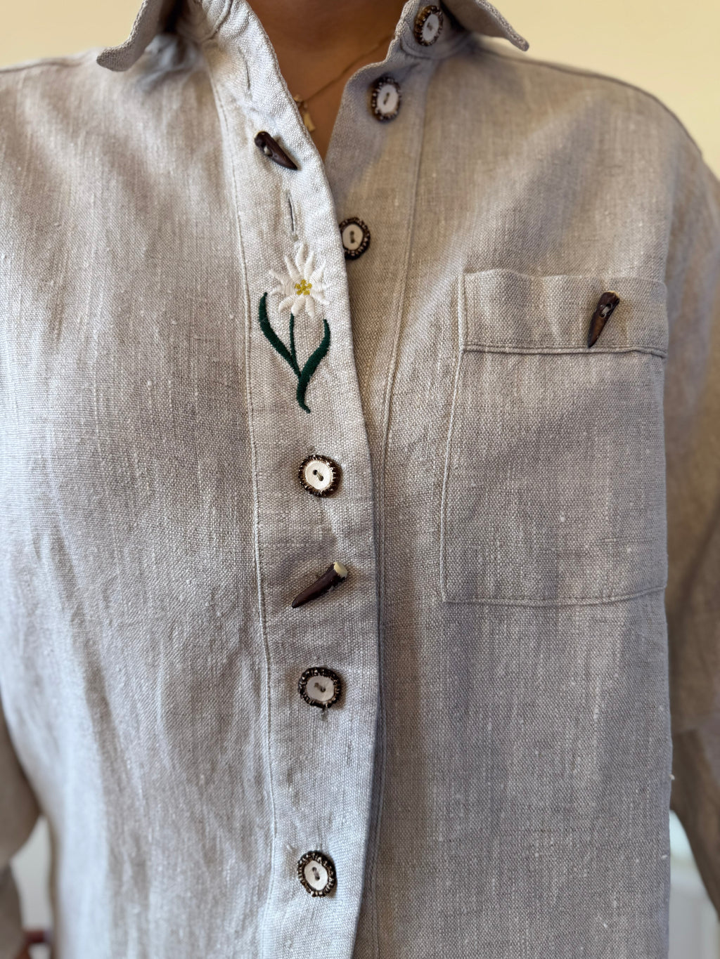 Camisa Vintage 100% Linho