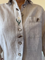 Camisa Vintage 100% Linho