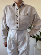 Camisa Vintage 100% Linho