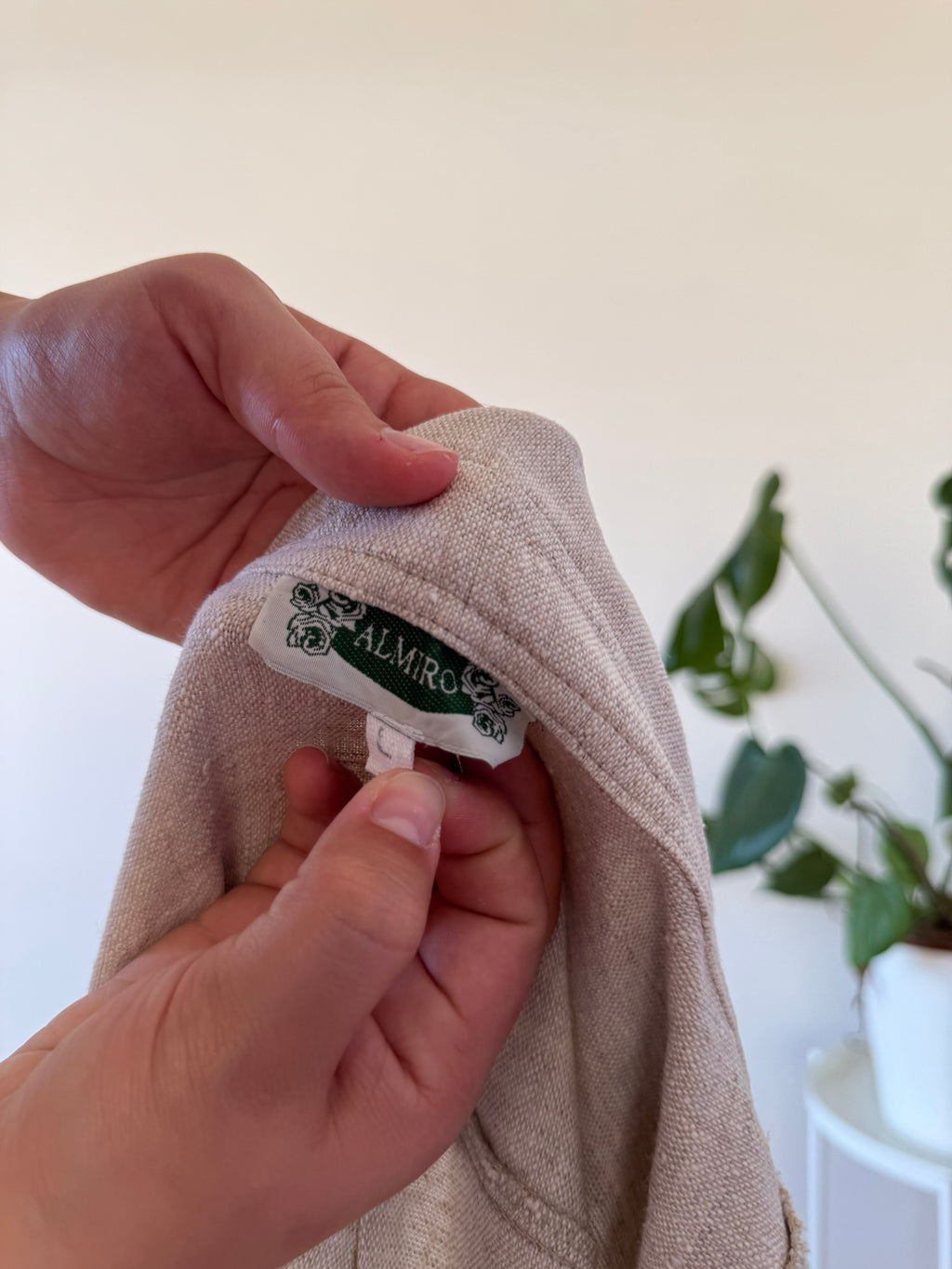 Camisa Vintage 100% Linho