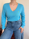 Ralph Lauren V-Neck Sweater 100% Cotton