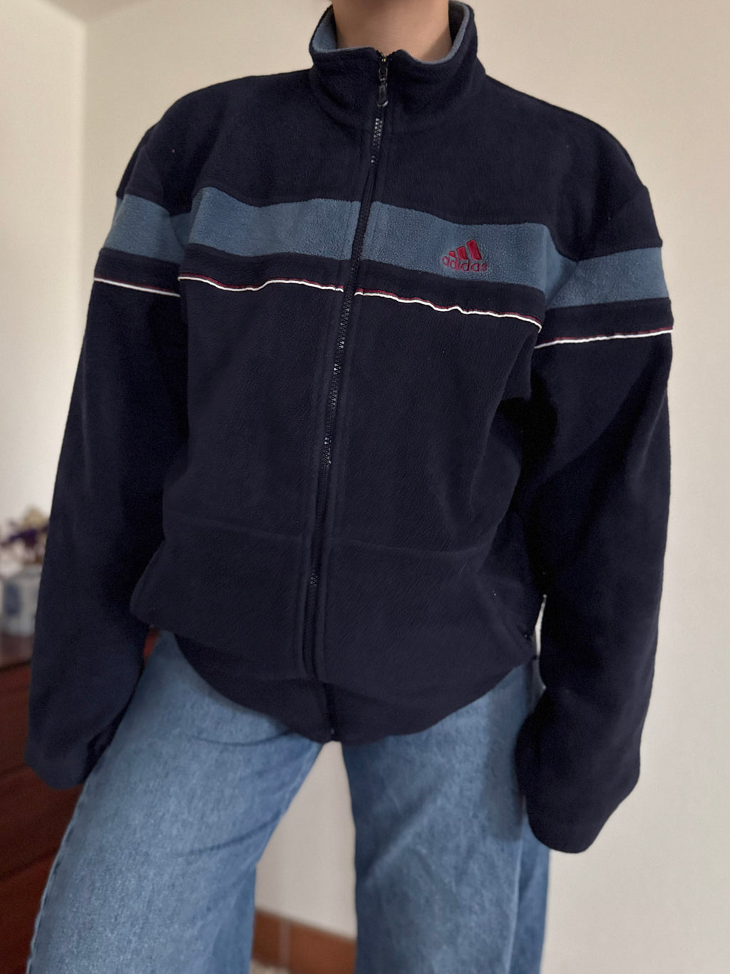 Adidas Fleece Full Zip Sweater
