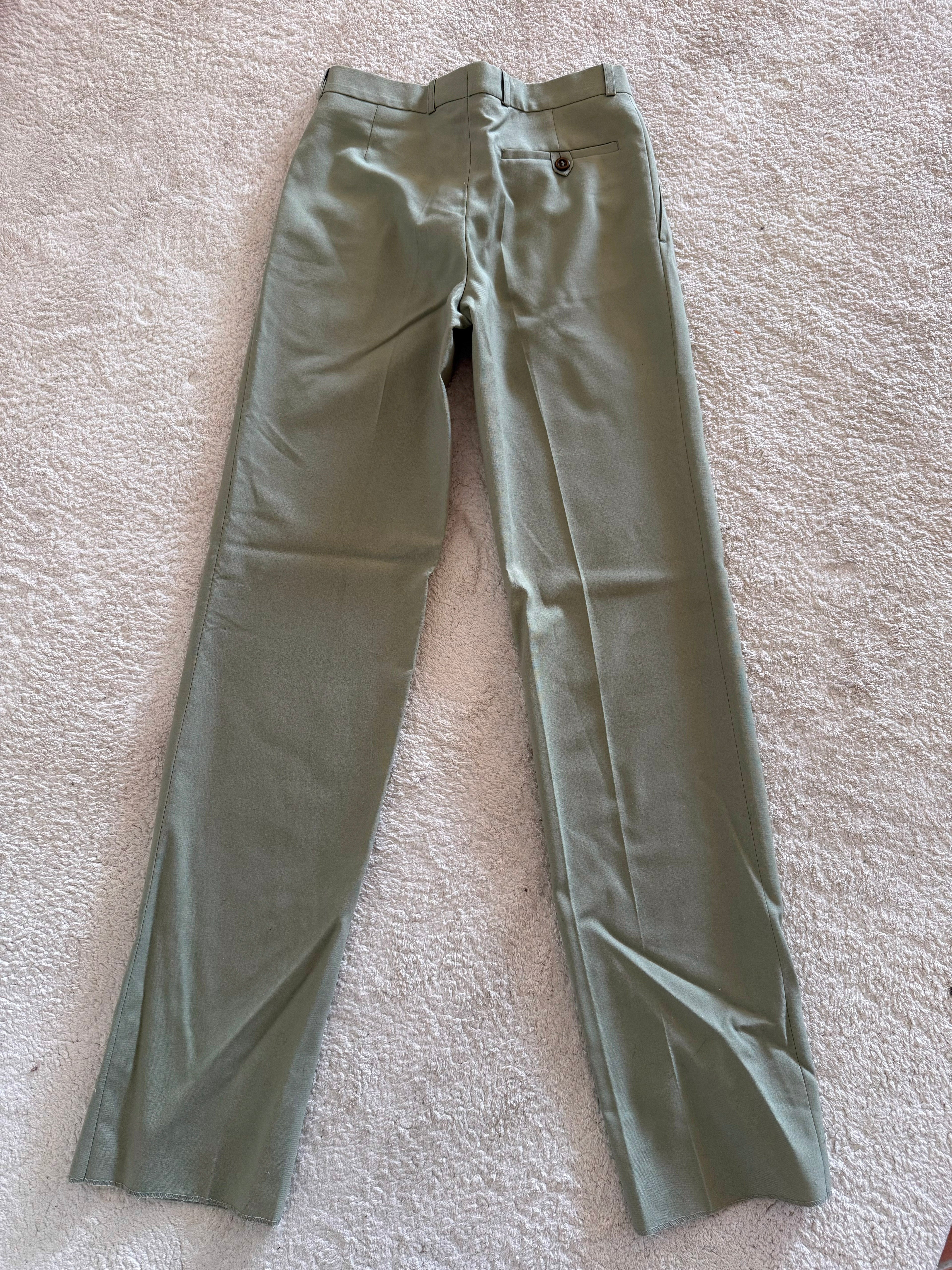 Calças Vintage Clássicas 45% Lã