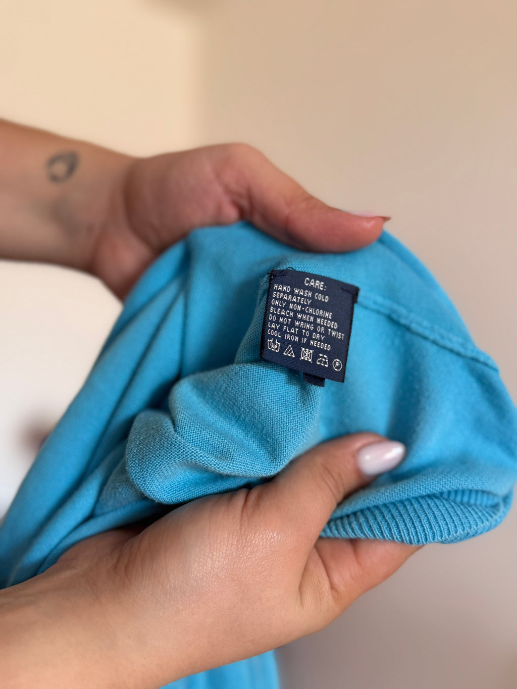 Ralph Lauren V-Neck Sweater 100% Cotton