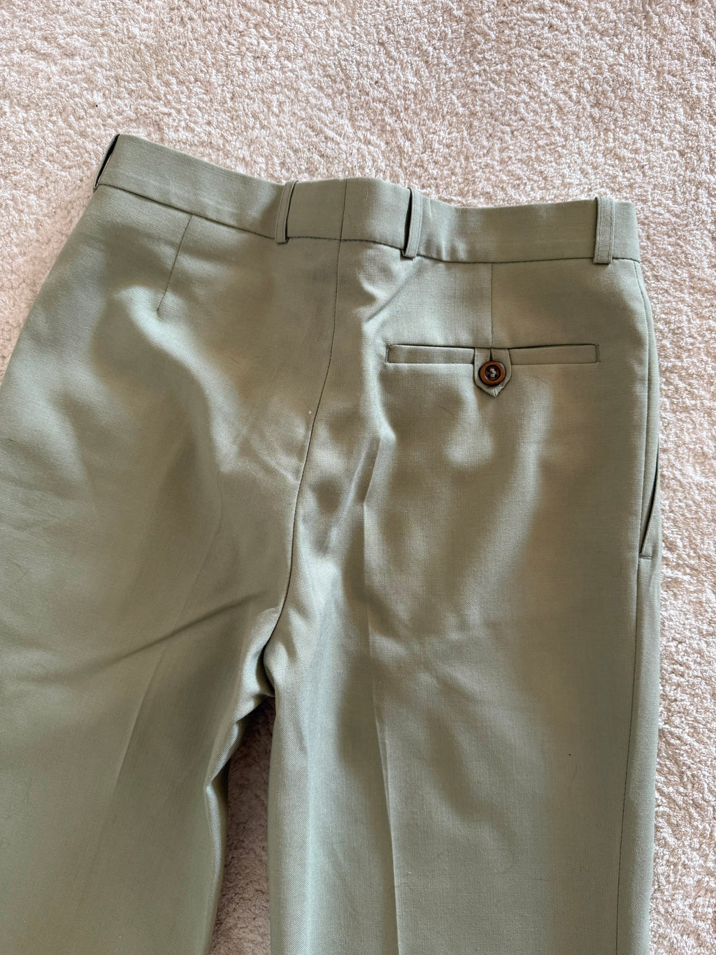 Calças Vintage Clássicas 45% Lã