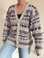 Vintage Cardigan 50% Algodão