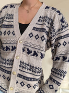 Vintage Cardigan 50% Algodão