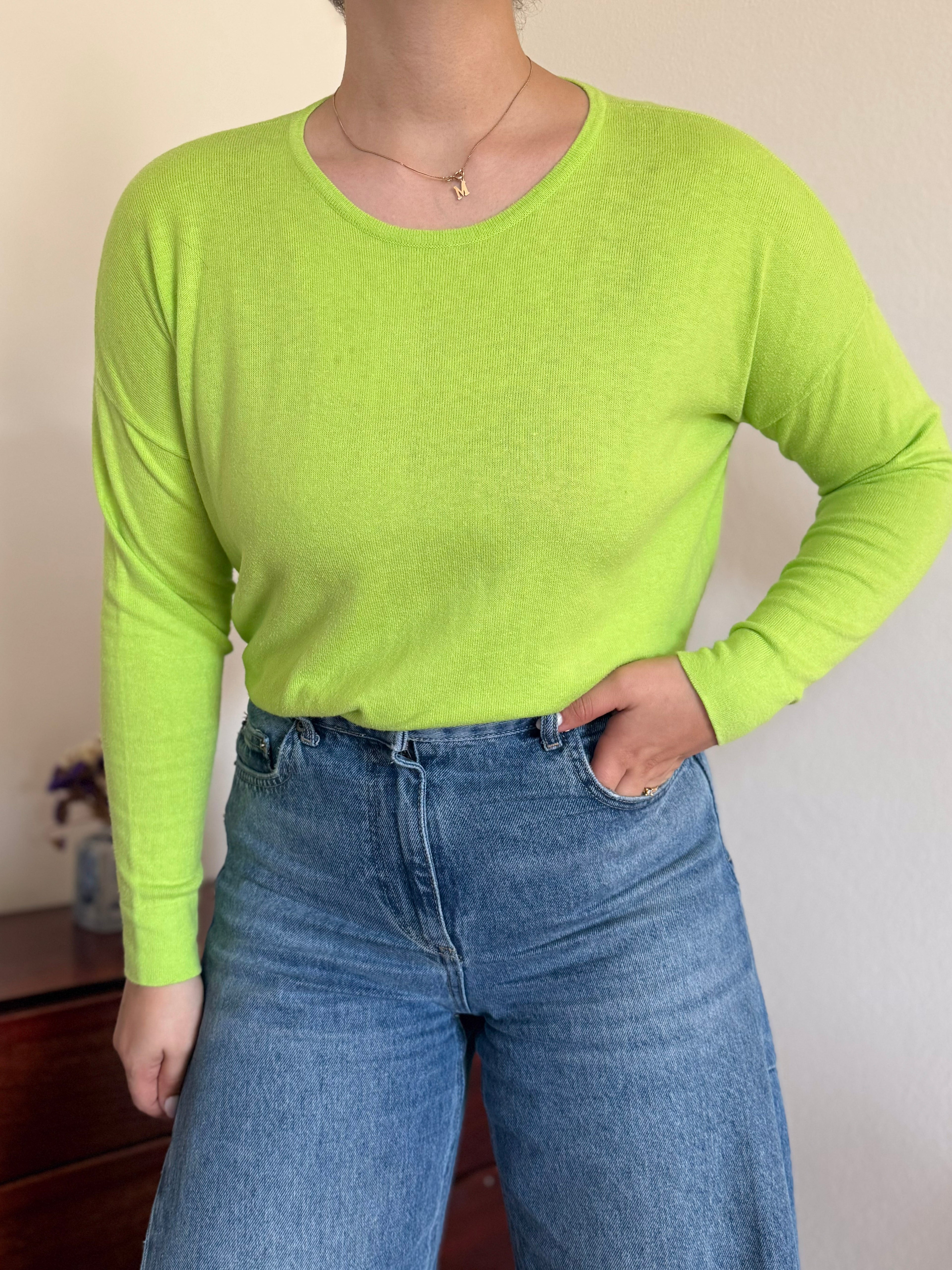 Ralph Lauren Round Neck Sweater 60% Cotton