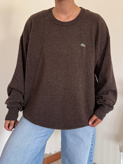 Lacoste Round Neck Sweater 80% Lã