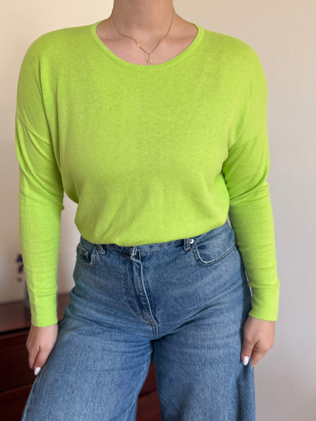 Ralph Lauren Round Neck Sweater 60% Cotton