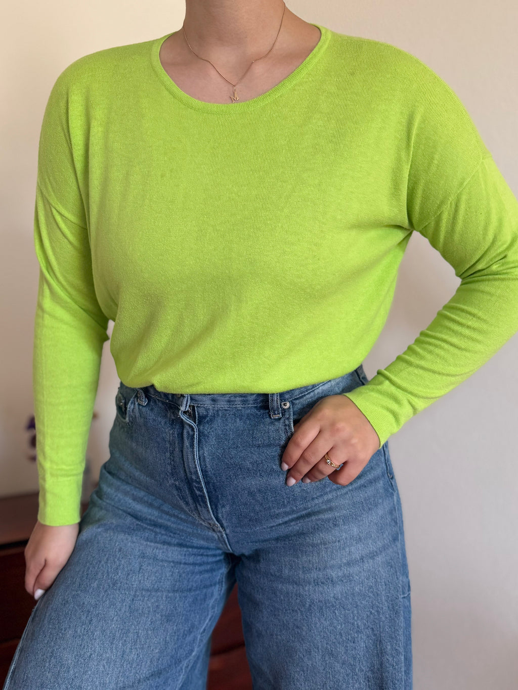 Ralph Lauren Round Neck Sweater 60% Cotton