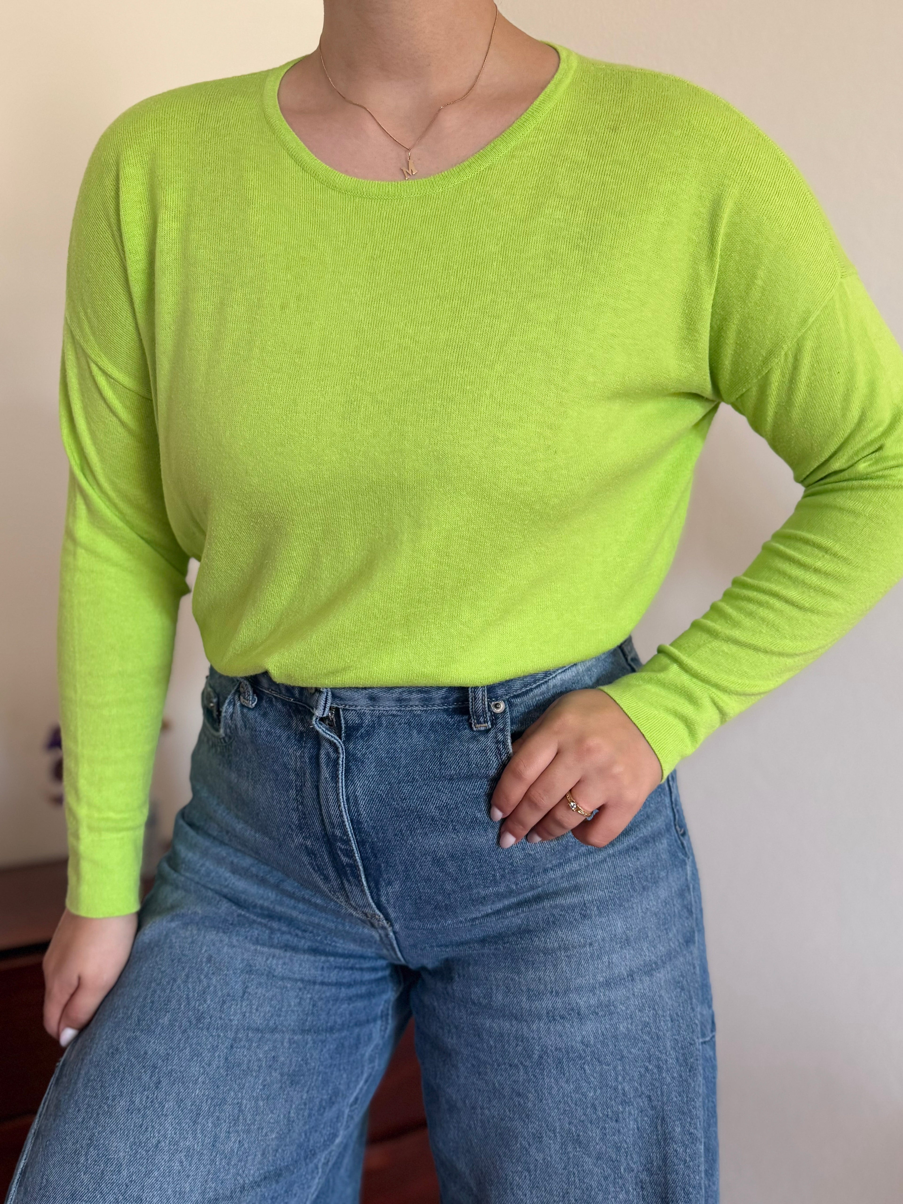 Ralph Lauren Round Neck Sweater 60% Cotton