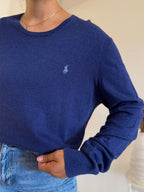 Ralph Lauren Round Neck Knit Sweater 15% Cachemira