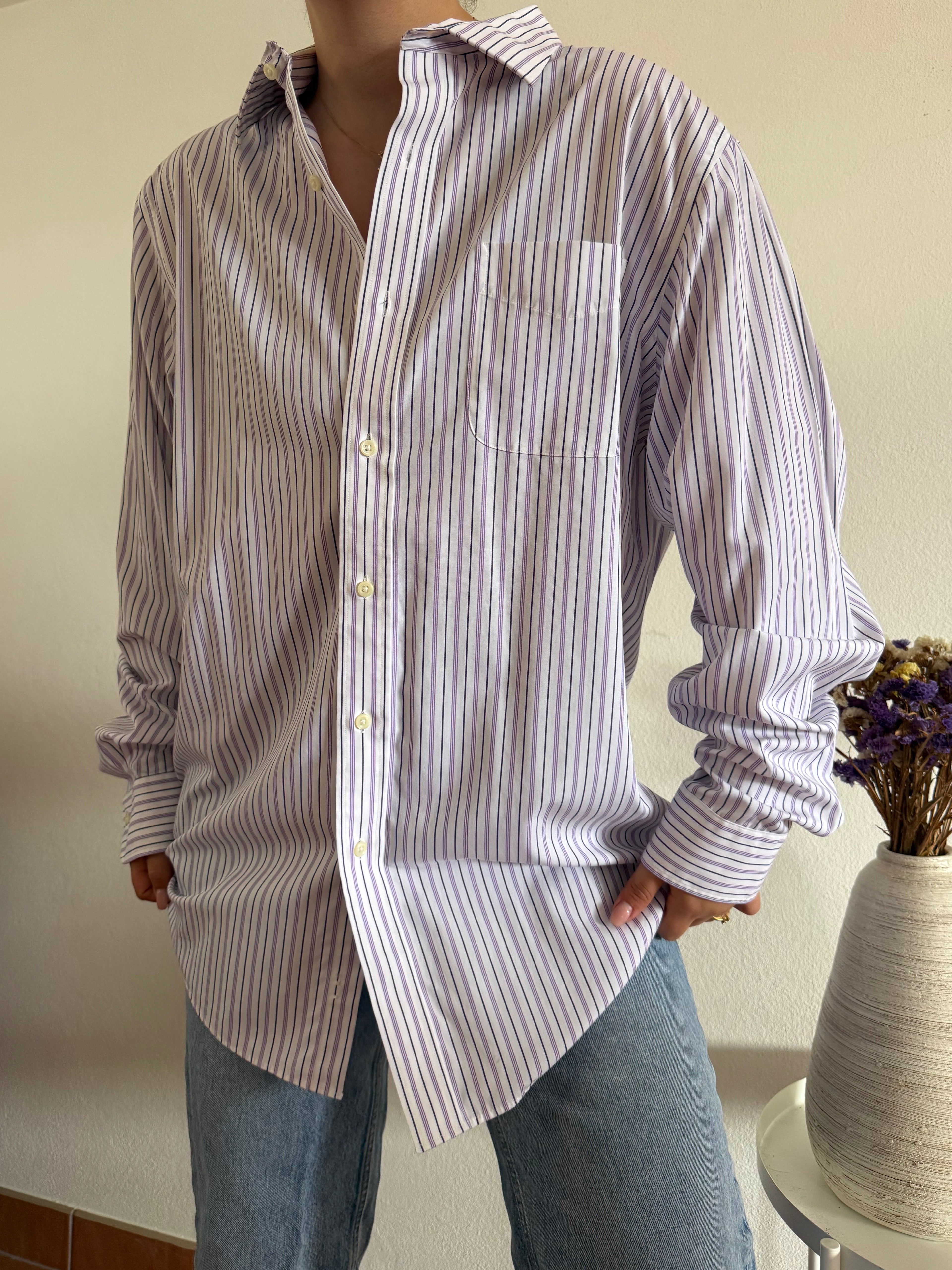 Ralph Lauren Shirt Striped 100% Cotton