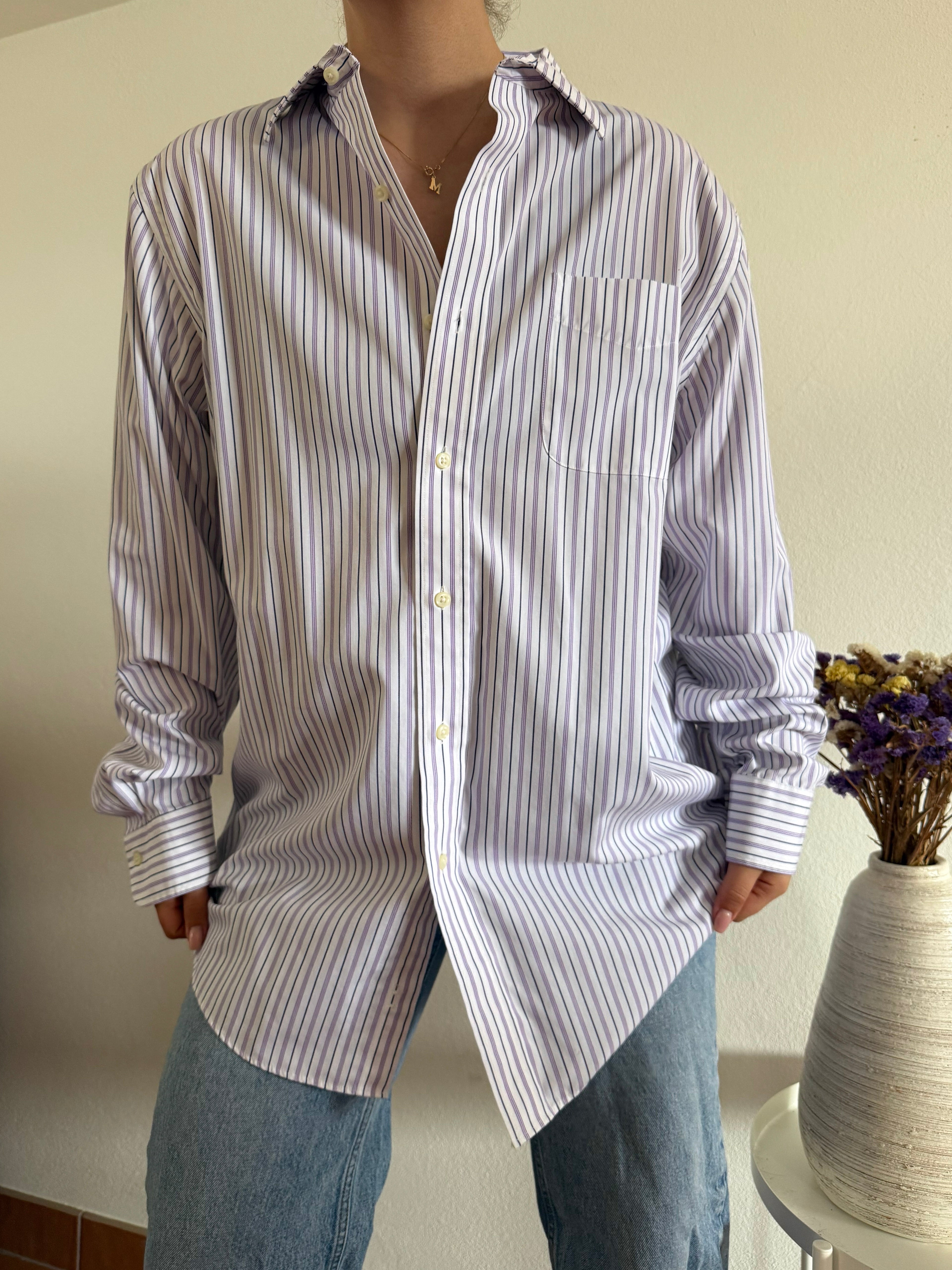 Ralph Lauren Shirt Striped 100% Cotton