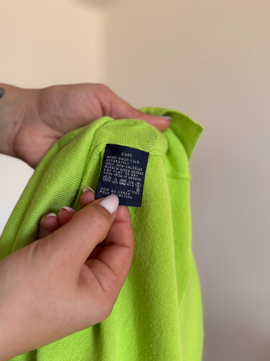 Ralph Lauren Round Neck Sweater 60% Cotton