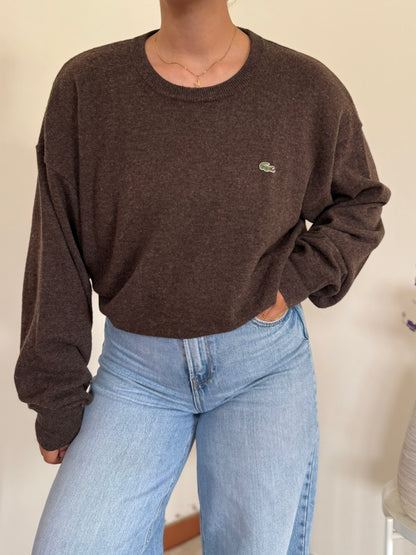 Lacoste Round Neck Sweater 80% Lã
