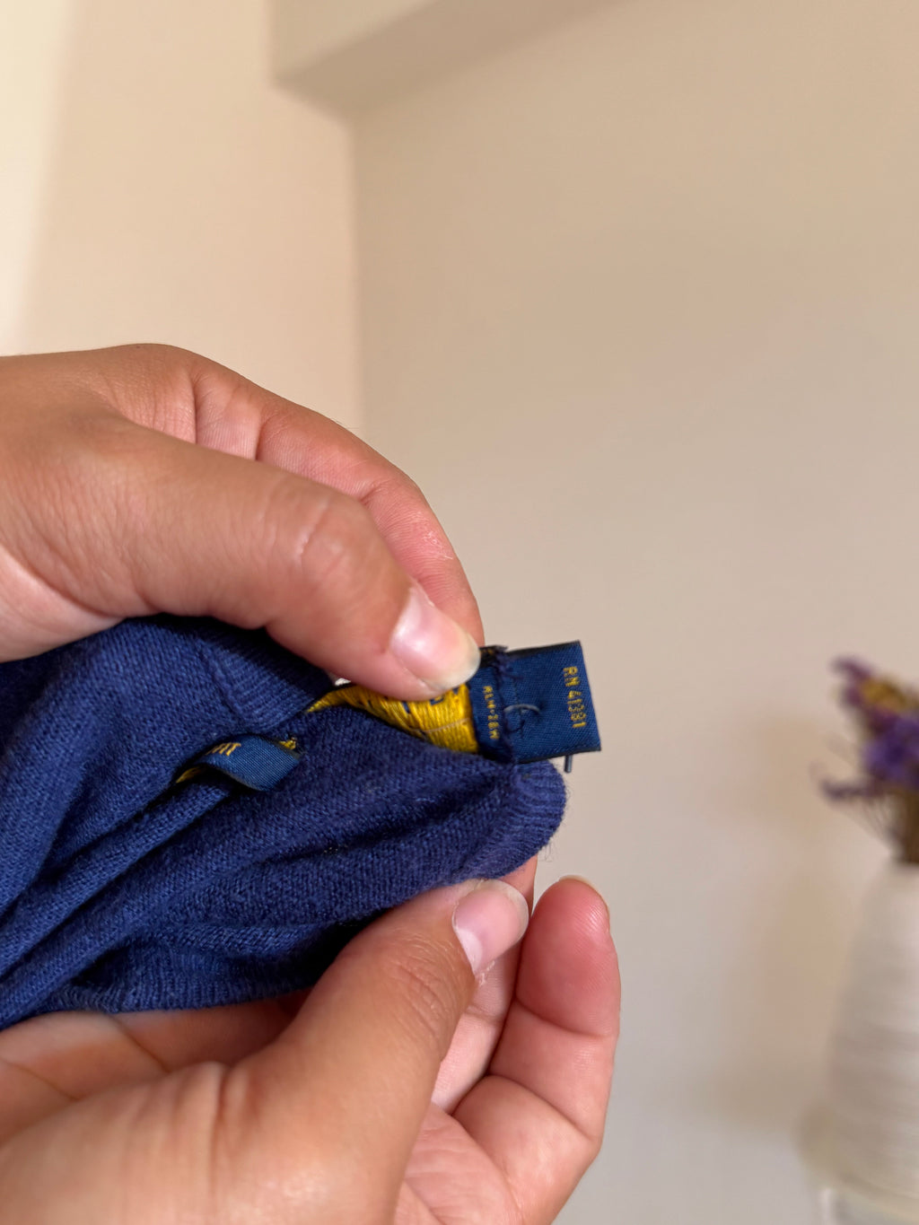 Ralph Lauren Round Neck Knit Sweater 15% Cachemira