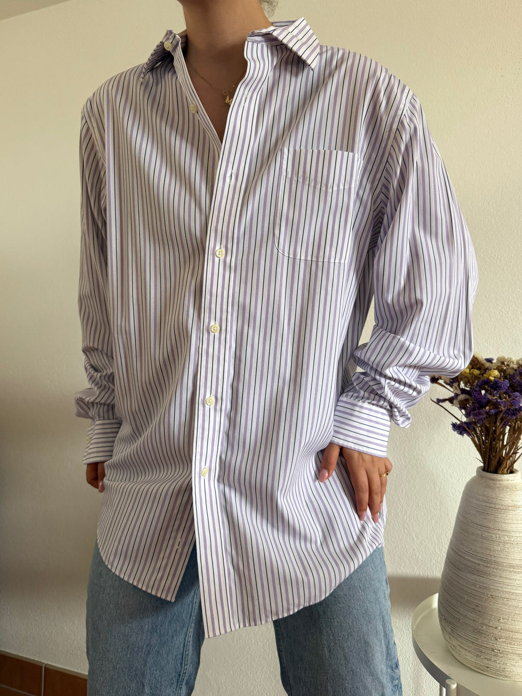 Ralph Lauren Shirt Striped 100% Cotton