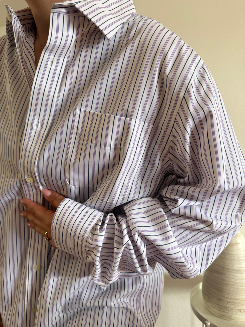 Ralph Lauren Shirt Striped 100% Cotton