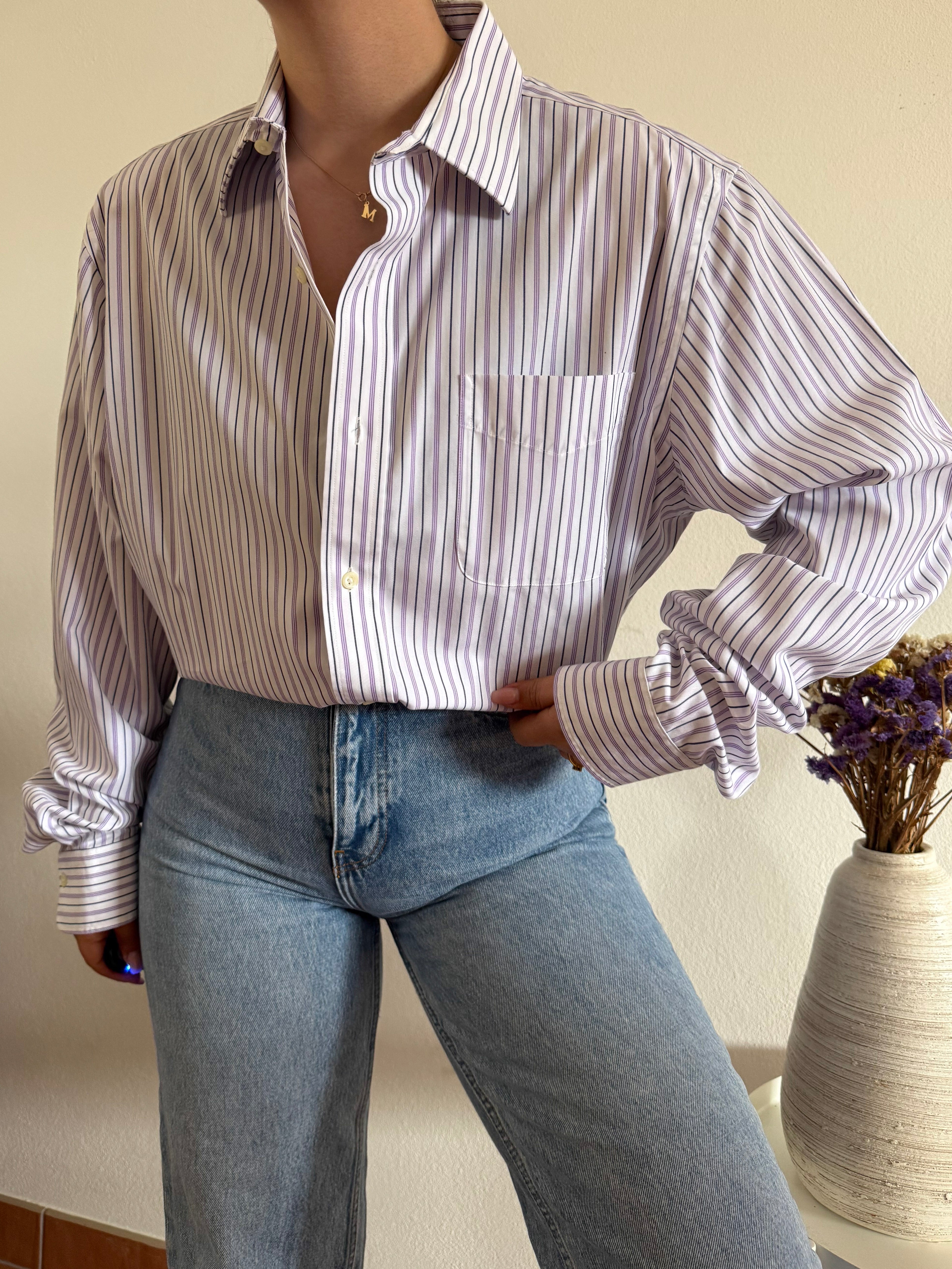 Ralph Lauren Shirt Striped 100% Cotton